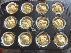 Cupcakes salés, chorizo et brocoli etape5