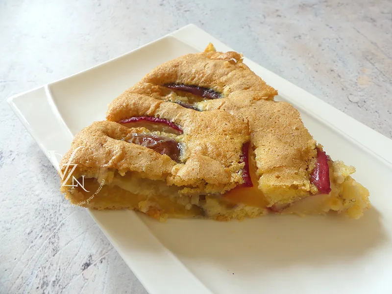 Tarte suisse aux pêches fin2