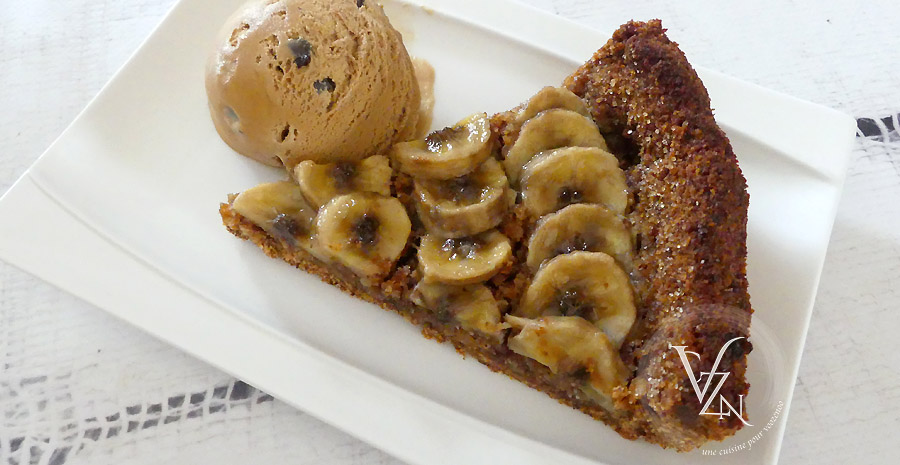 Tarte à la banane et quatre-épices slider