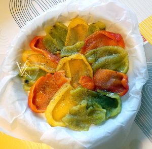 Tatin aux trois poivrons étape2