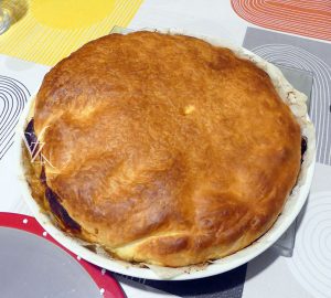 Tatin aux trois poivrons fin