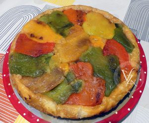 Tatin aux trois poivrons fin2