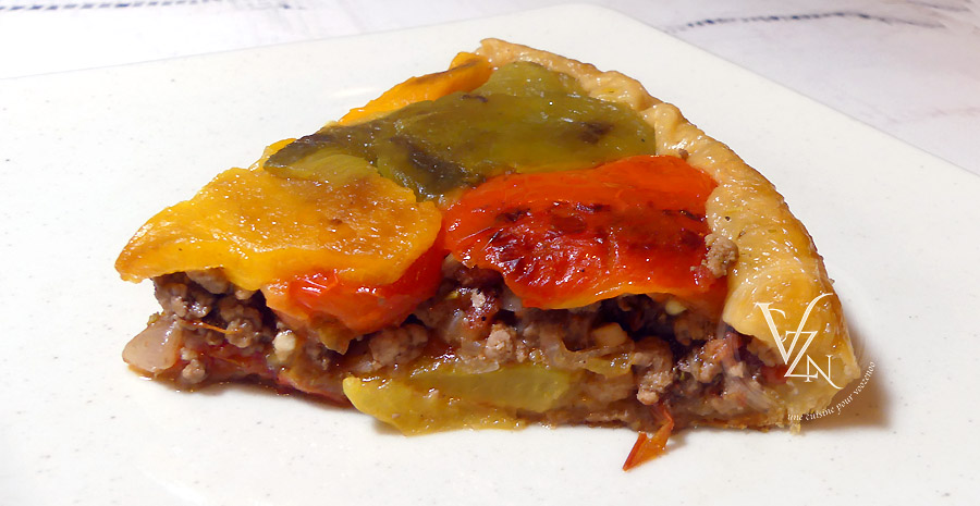 Tatin aux trois poivrons slider