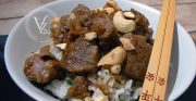 Riz sauté et porc à l’asiatique slider