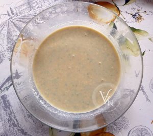 Gratin de poires au roquefort et noix étape1