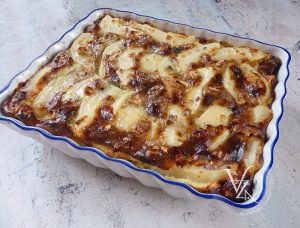 Gratin de poires au roquefort et noix Gratin de poires au roquefort et noix fin