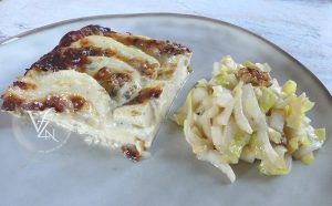 Gratin de poires au roquefort et noix Gratin de poires au roquefort et noix fin2