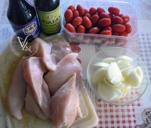 Blancs de poulet à la bière étape1