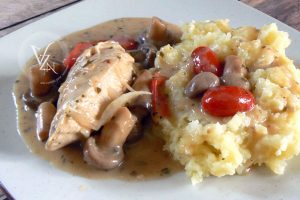 Blancs de poulet à la bière slider