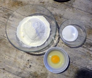 Tarte aux noix, caramel fondant étape1