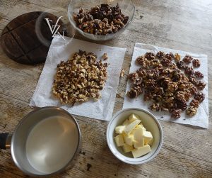 Tarte aux noix, caramel fondant étape4