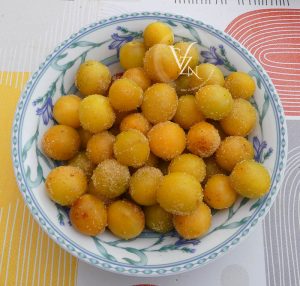 Clafoutis aux mirabelles étape1