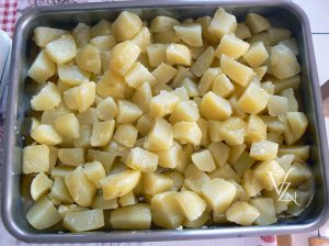 Magret de canard sauce au foie gras, pommes de terre étape1