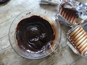 Chocolat, cigarettes et cacahuètes étape1