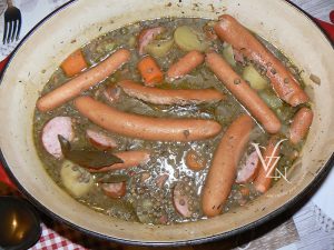 Saucisses lentilles de mémé fin