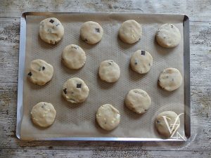 Biscuits à la châtaigne et au chocolat étape3