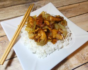 Poulet aux oignons - Chine fin3