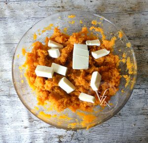 Purée de patate douce à la coriandre étape2