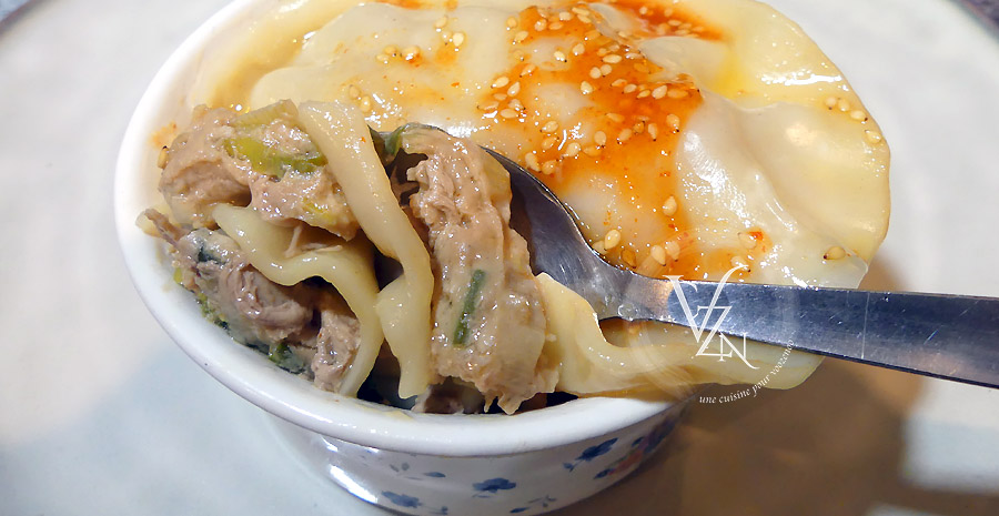 Raviolis chinois au bol slider