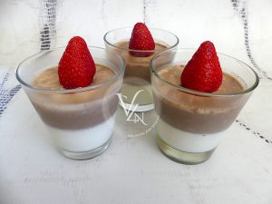 Panna cotta vanille et chocolat fin