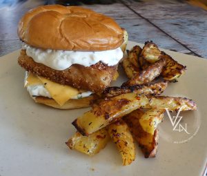 Burger filet o'fish fin