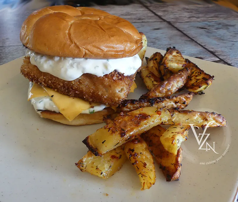 Burger filet o'fish fin