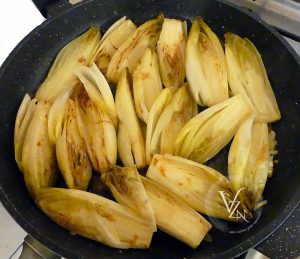 Poêlée d'endives crémeuses aux champignons étape3