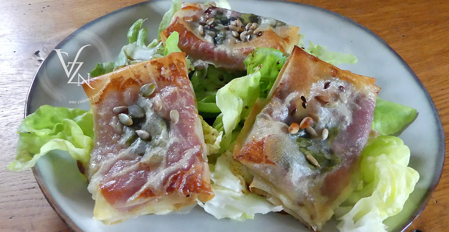 Croustillants au jambon cru et mozzarella slider