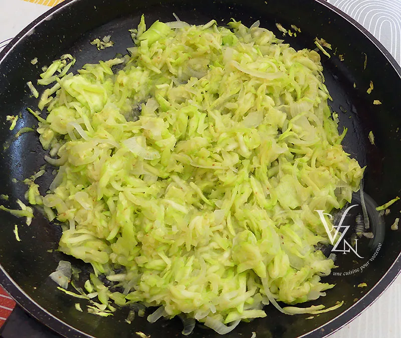 Cannellonis courgettes, ricotta et herbes fraiches étape1