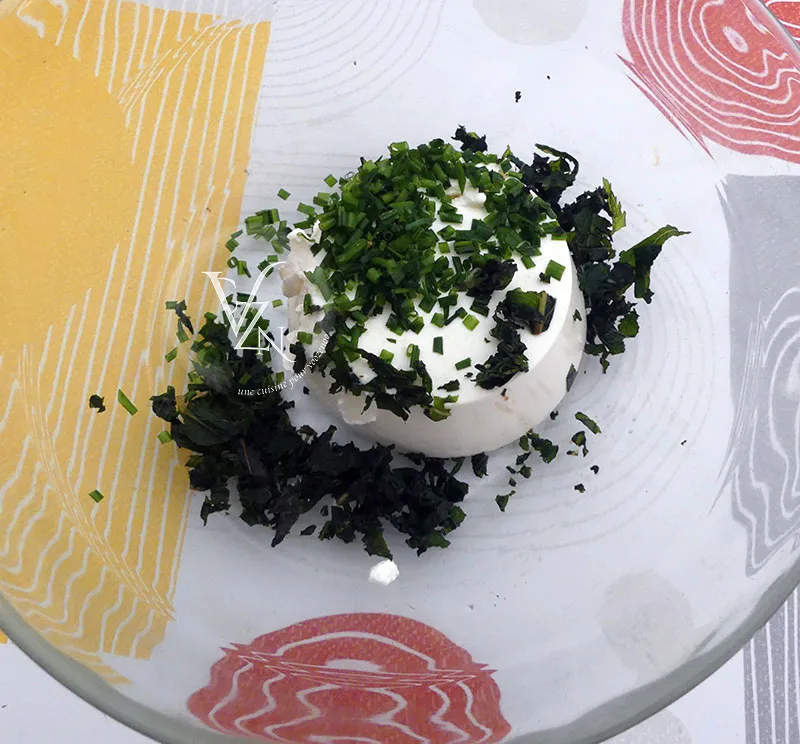 Cannellonis courgettes, ricotta et herbes fraiches étape2