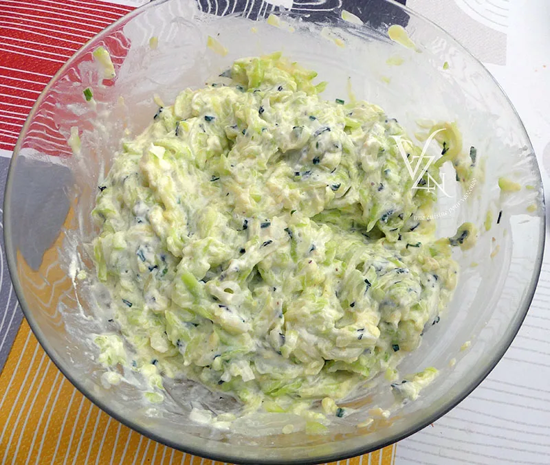 Cannellonis courgettes, ricotta et herbes fraiches étape4