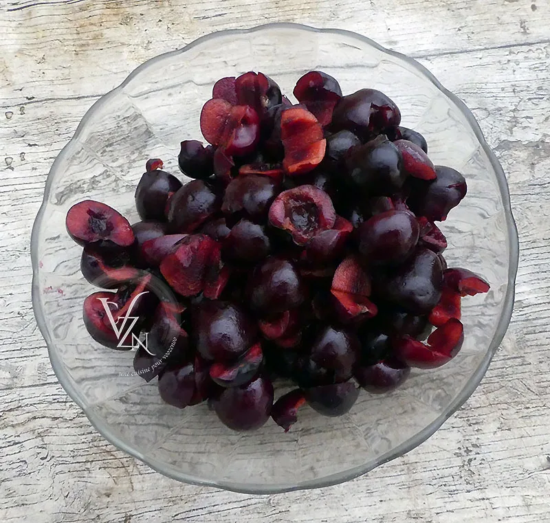 Crépiau aux cerises étape1
