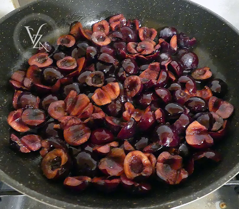 Crépiau aux cerises étape3