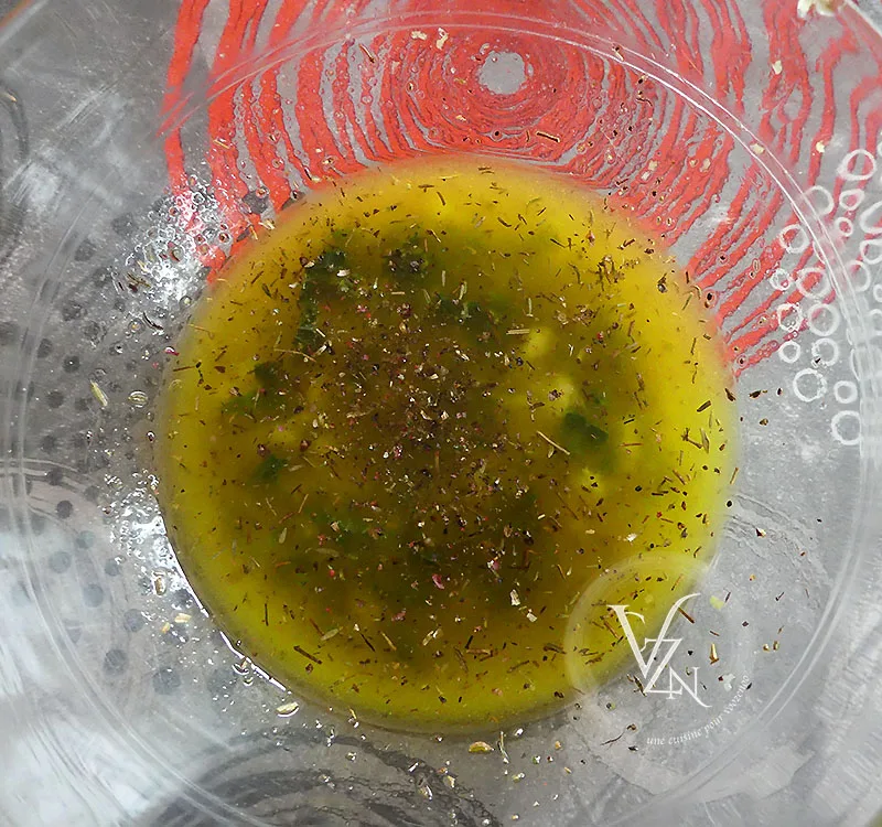Purée à l'huile d'olive aromatisée - Ottolenghi étape2