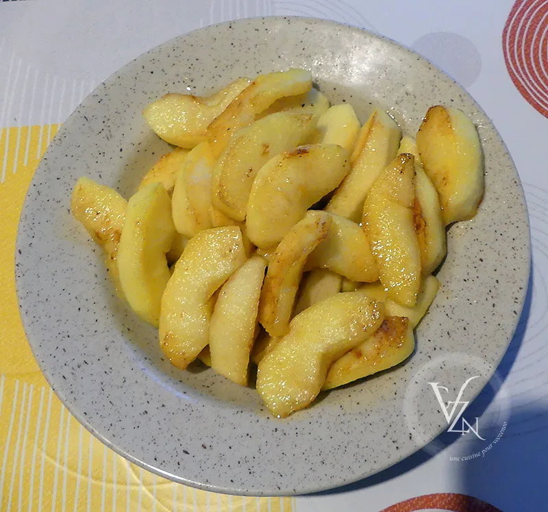 Côtes de porc aux pommes étape1