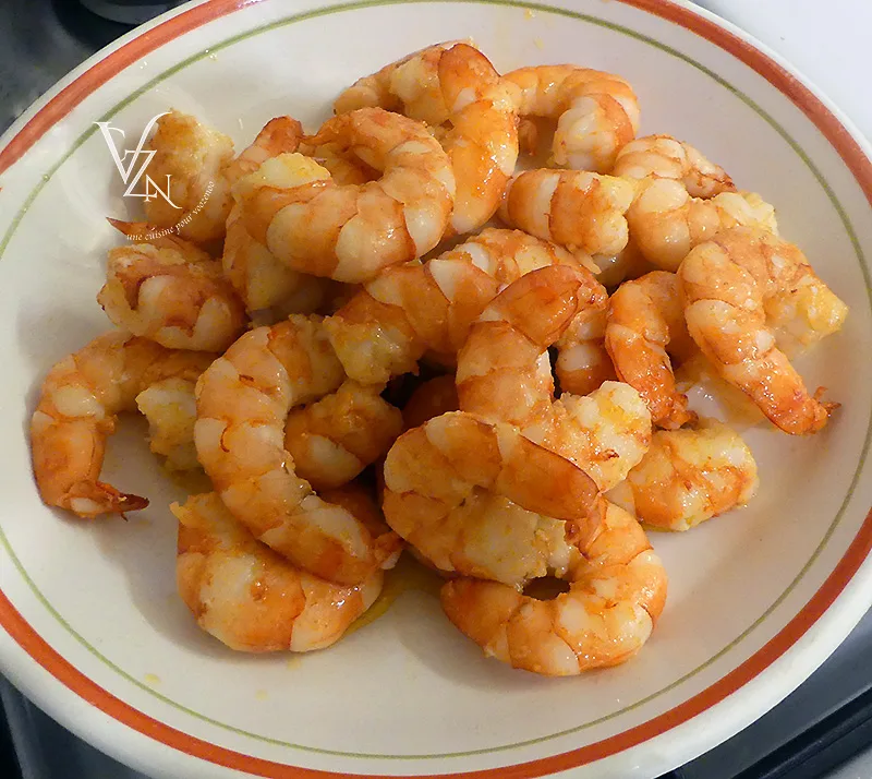 Poêlée d'orzo aux gambas et tomates rôties étape5